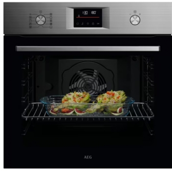 AEG BDP31M 5000 SurroundCook® / Einbaubackofen / Pyrolytische Selbstreinigung / Edelstahl mit Antifingerprint