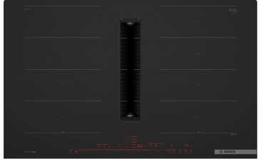 Bosch PXX82BD56E  Serie 8 - Kochfeld mit Dunstabzug (Induktion) - 80 cm - Mattschwarz, flächenbündig (integriert)