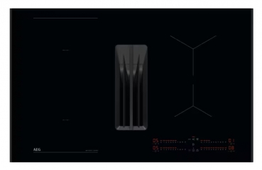 AEG XUB6845AB Autarkes Kochfeld mit integriertem Dunstabzug / Muldenlüfter / Abluft / Abluft oder Umluft / 80cm