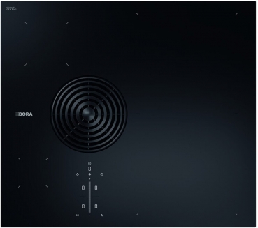 BORA S Pure PURSU2R Rough (Matt) Induktions-Kochfeld mit integriertem Kochfeldabzug - Umluft